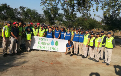The Management and the TOTO staff at Halol Gujarat held another Corporate Social Responsibility (CSR) activity on 27th Dec 2017, at the Fatehpuri Village Temple where the cleaning and Plantation activity was done.