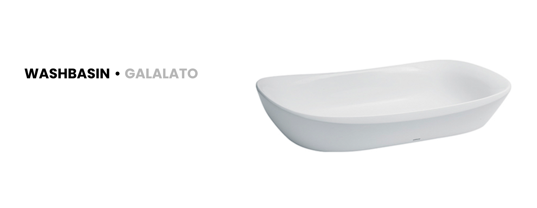 Galalato Reinforced Marble Console Washbasin