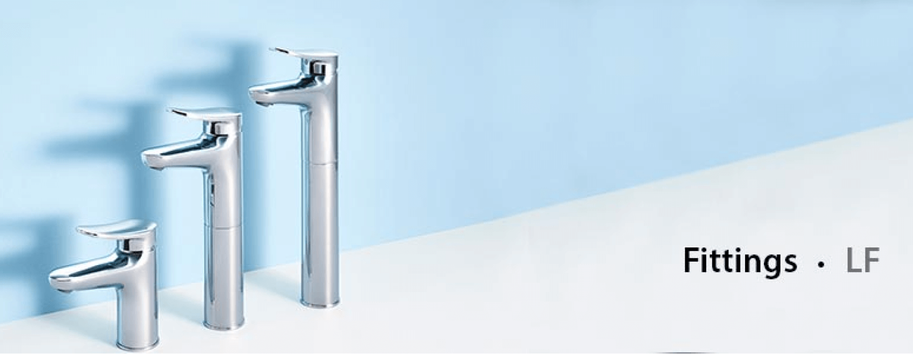 Wall-Mount Single Lever Washbasin Faucet without waste fitting