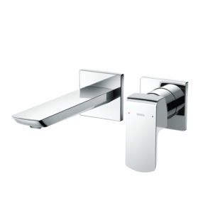 Wall-Mount Single Lever Washbasin Faucet  (Short Spout) without waste fitting