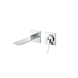 Single lever Wall Mounted Washbasin Faucet Short Spout w/o Waste Fitting