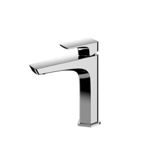 Single lever Washbasin Faucet for semi-tall Vessel w/o Pop-up Waste