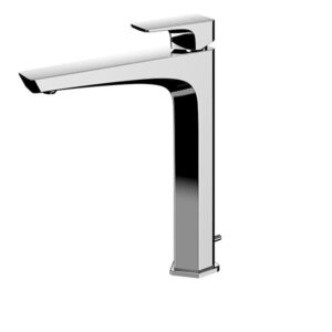Single lever Washbasin Faucet for Tall Vessel w/Pop-up Waste