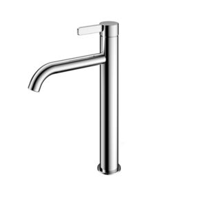 Single Lever Washbasin Faucet for Tall Vessel w/o Pop-up Waste