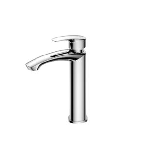 Single lever Washbasin Faucet for Semi-tall Vessel w/o Pop-up Waste