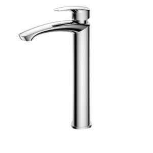 Single lever Washbasin Faucet for Tall Vessel w/o Pop-up Waste