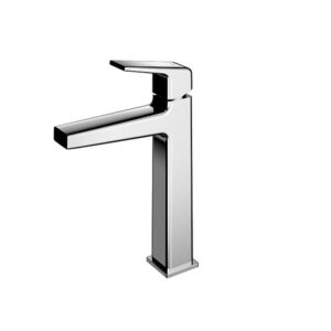 Single Lever Washbasin Faucet for Semi-tall Vessel w/o Pop-up Waste