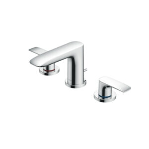 2 Handle Washbasin Faucet (3 Holes) w/Pop-up Waste