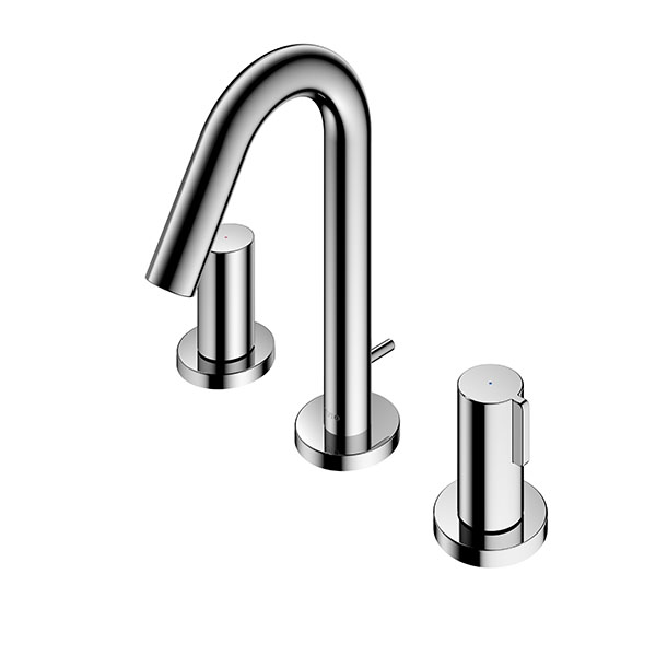 tlg11201 2 HANDLE WASHBASIN FAUCETS (3 HOLES) W/POP-UP WASTE